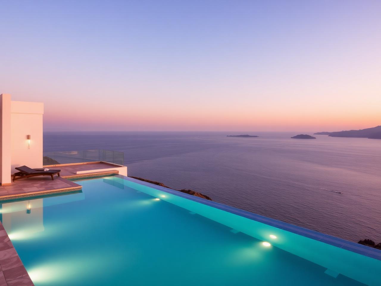 Azure Cliff Retreat in Oia, Santorini